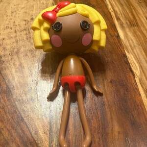 Lalaloopsy Dot Starlight 12" Nude Large Doll with Yellow Hair and Red Bow